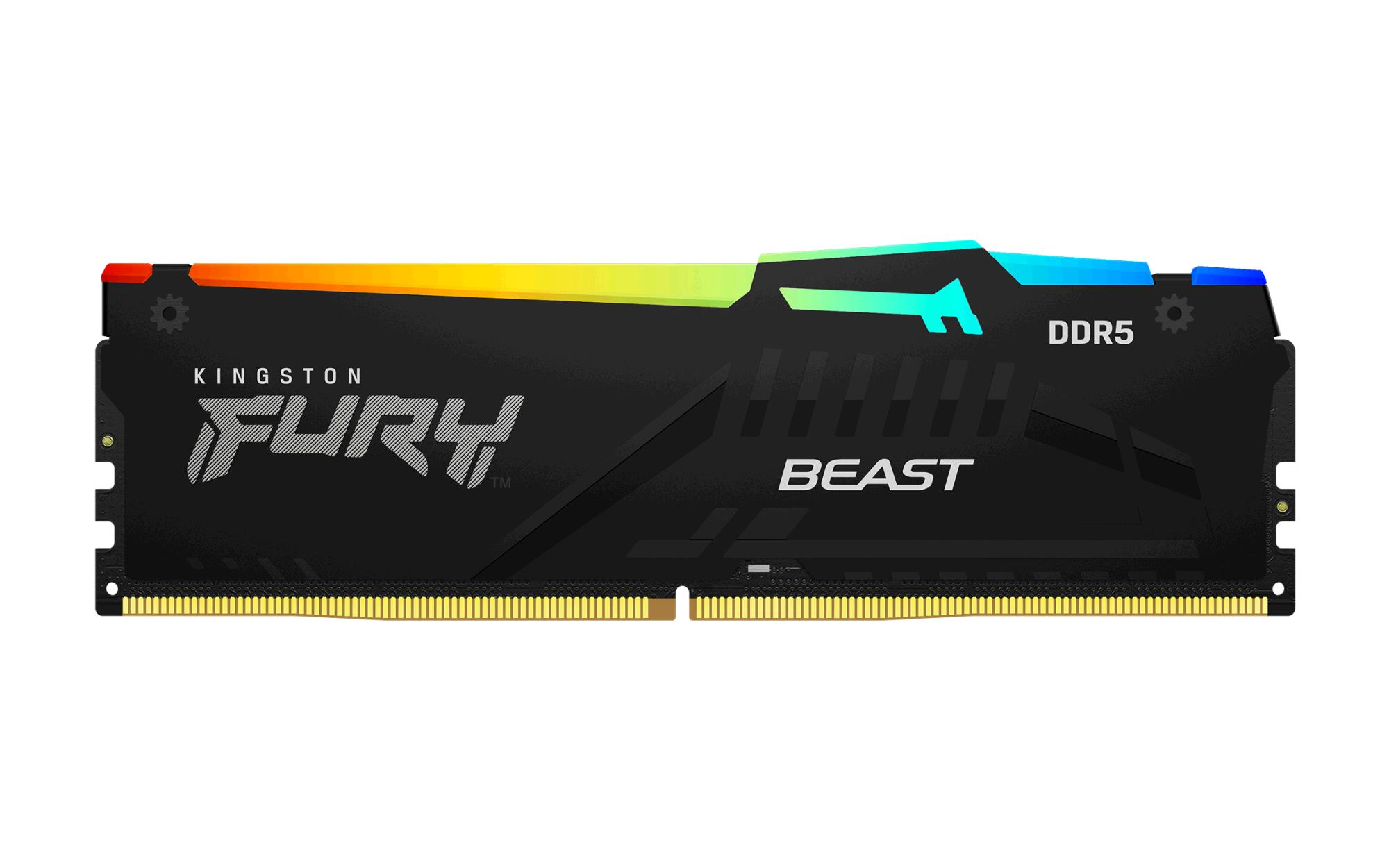 Kingston 32GB Kit (2x16GB) DDR5 Fury Beast RGB