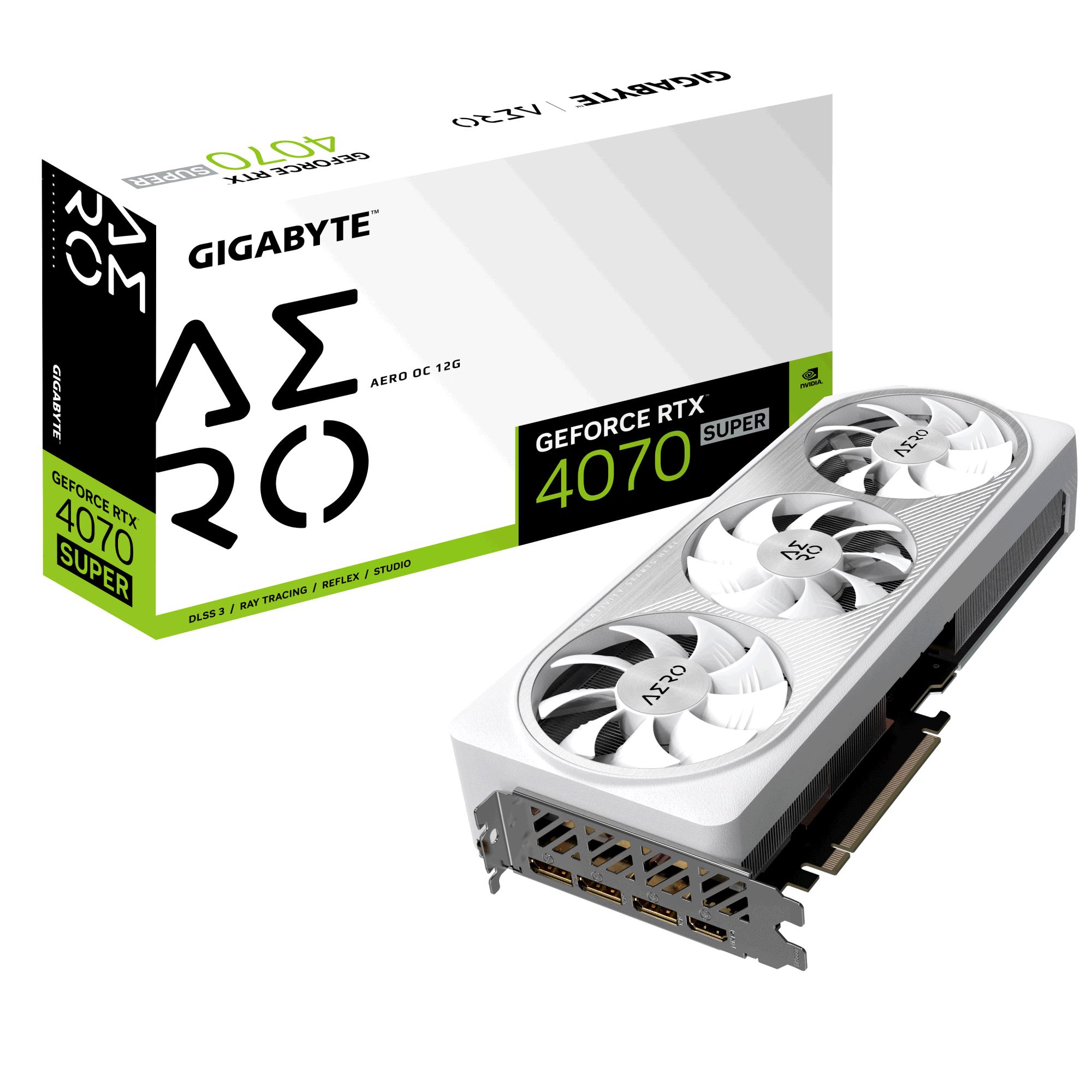 Gigabyte GeForce RTX 4070 SUPER Aero OC