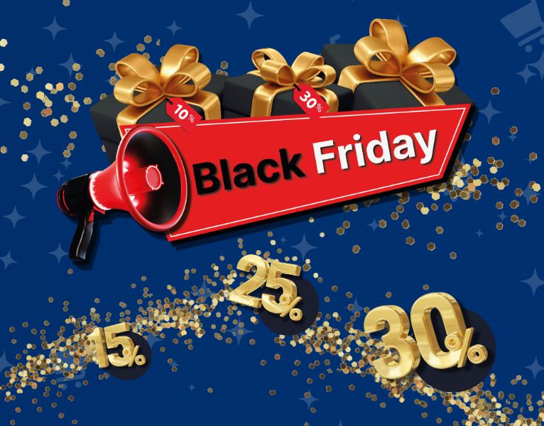 black friday actiepagina banner mobiel