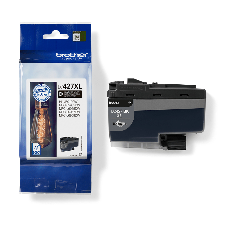 Brother Inkt LC-427XLBK Zwart