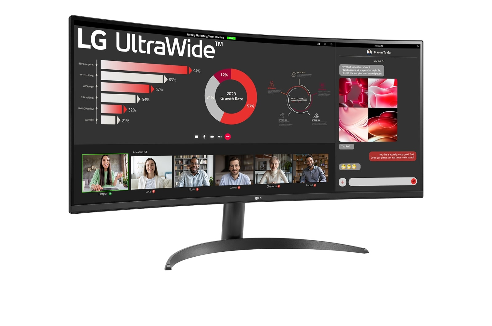 LG 34WR50QC-B