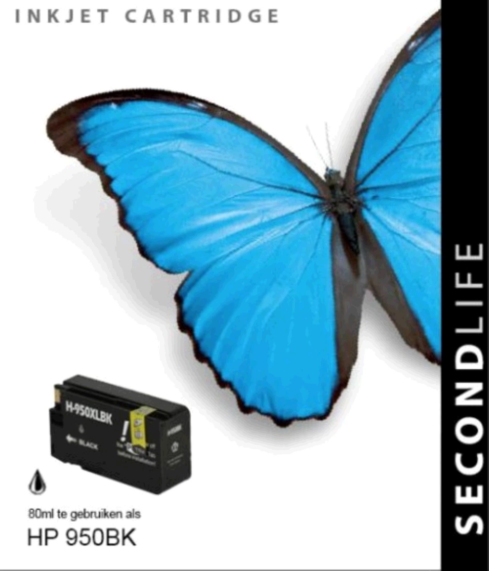 SecondLife inkt voor: HP 950XL Zwart