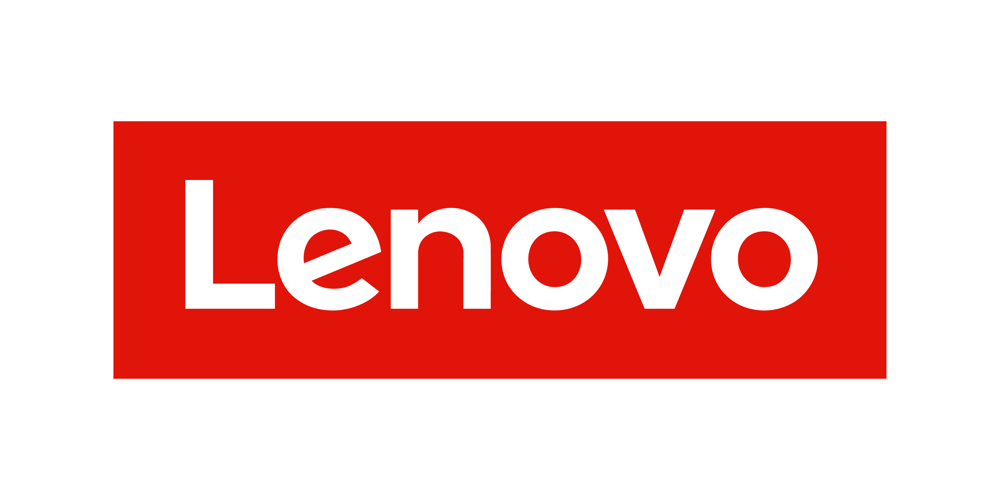 Lenovo logo midden