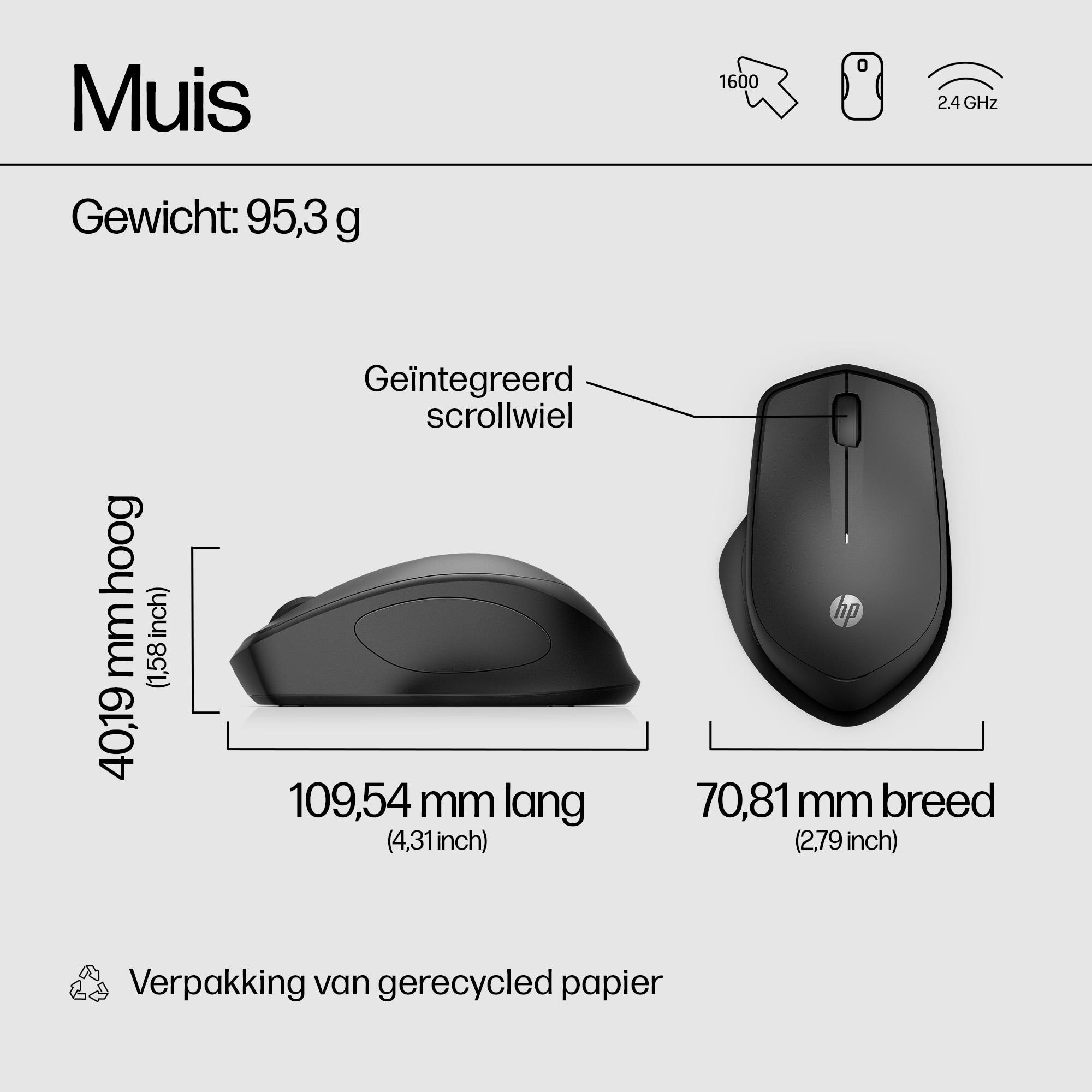 HP 280 Silent Wireless Mouse