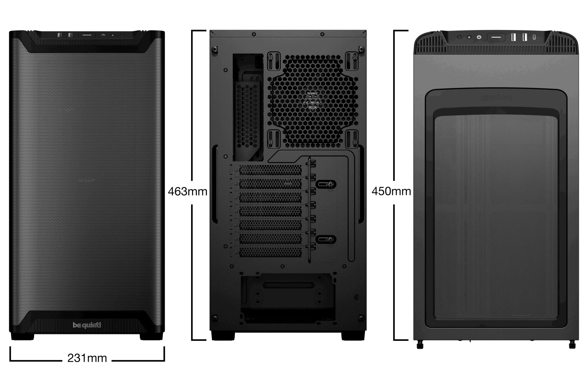 Be Quiet! Kast Pure Base 501 Airflow