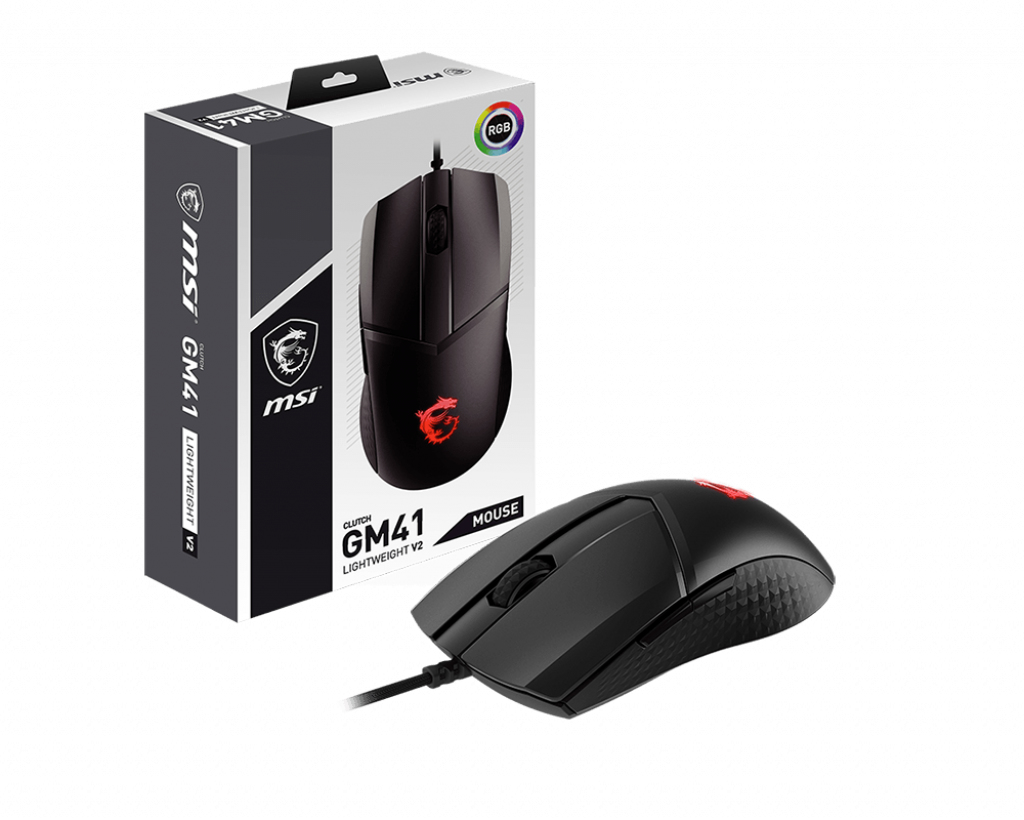 MSI Clutch GM41, Bedraad, Zwart