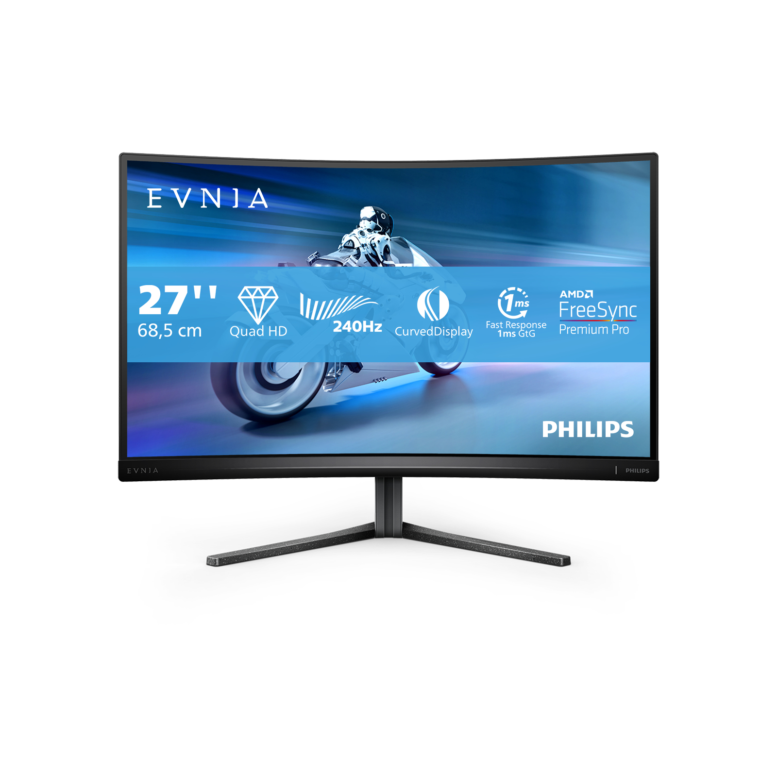 Philips 27" 27M2C5500W Curved