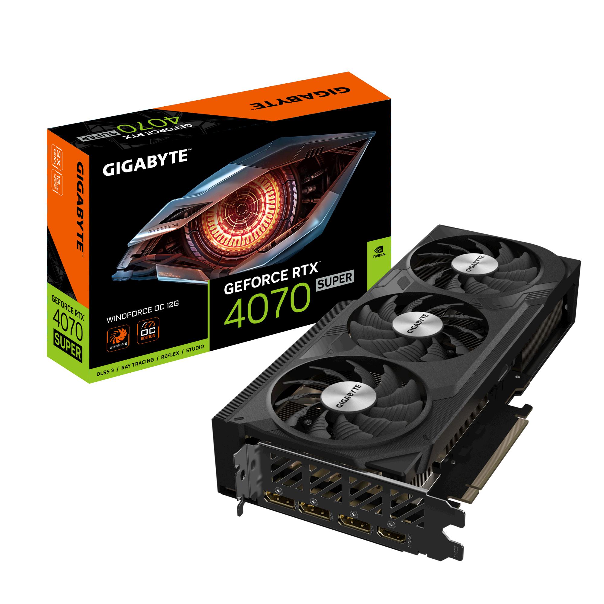 Gigabyte GeForce RTX 4070 SUPER WINDFORCE OC 12GB