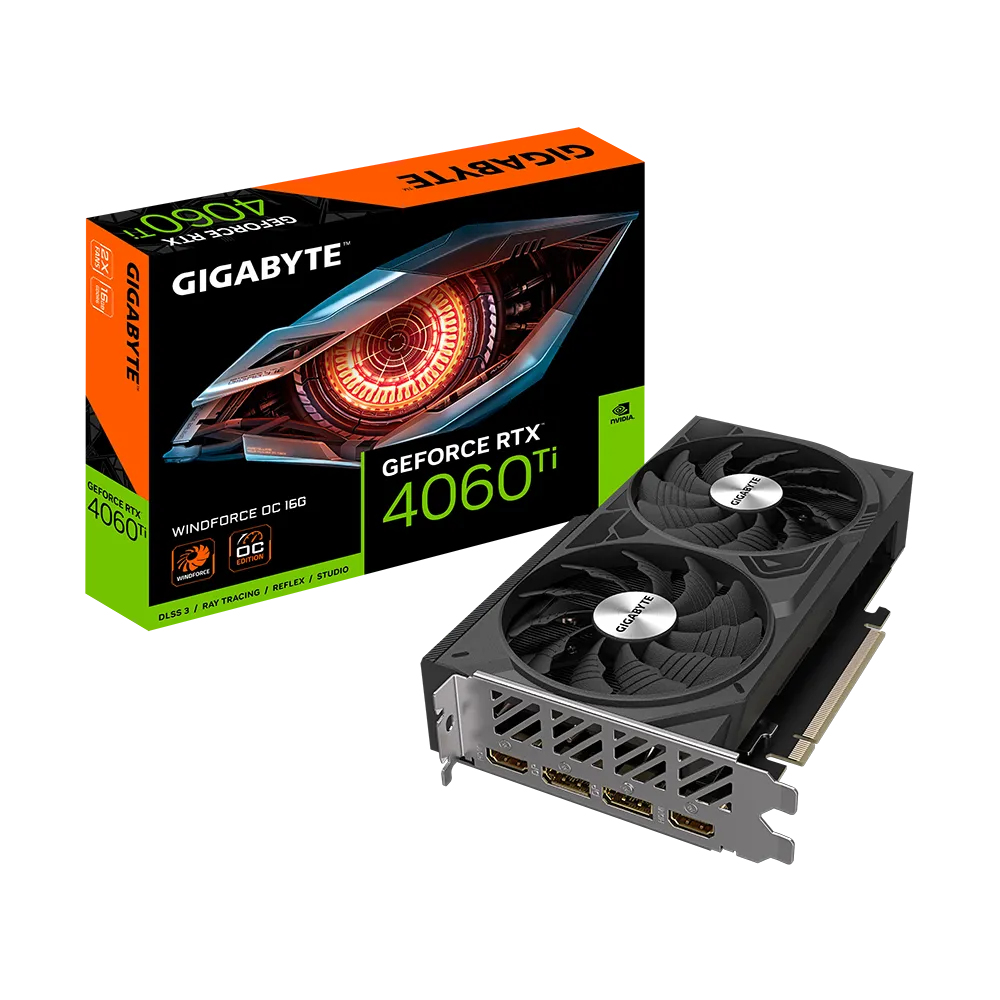 Gigabyte GeForce RTX 4060Ti Windforce OC 16GB