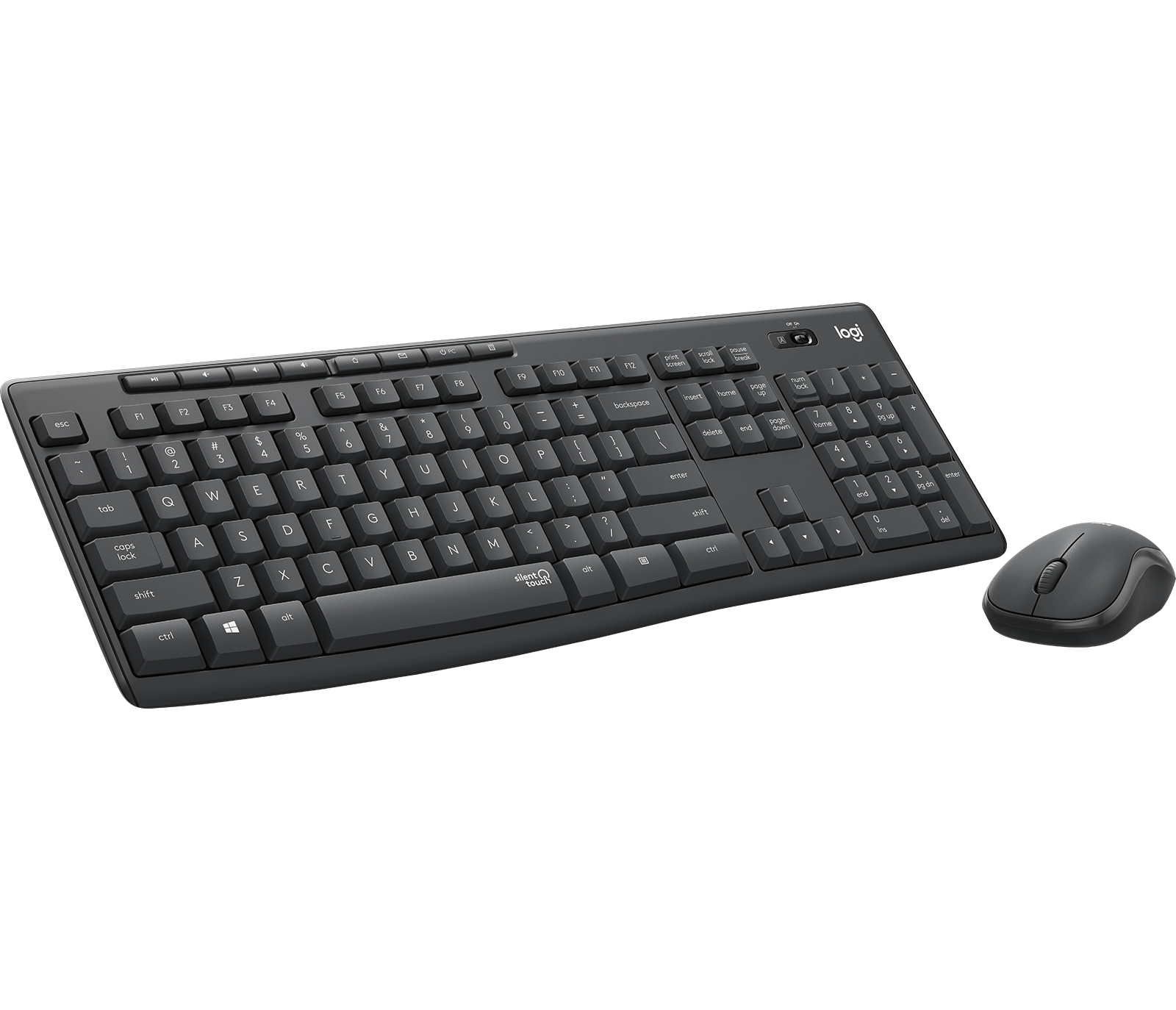 Logitech MK295 Silent Zwart