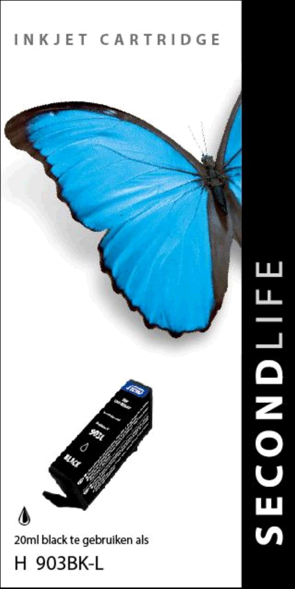 SecondLife inkt voor: HP 903 Zwart