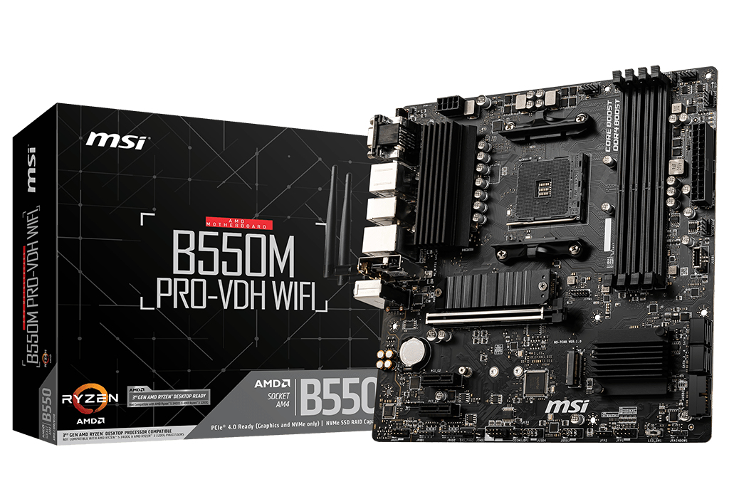 MSI B550M PRO-VDH WIFI DDR4