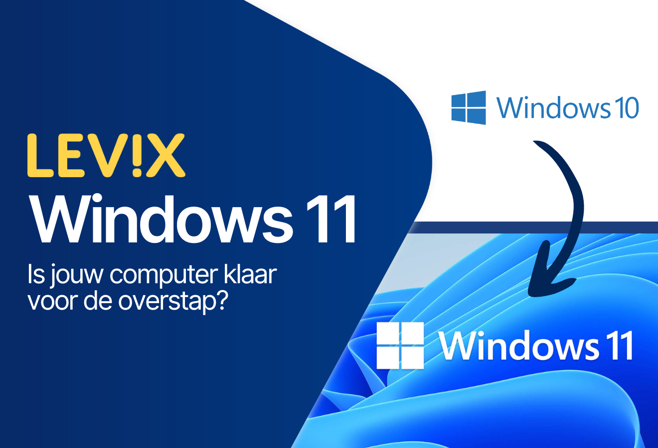 Banners Windows 11 overstappen landingspagina